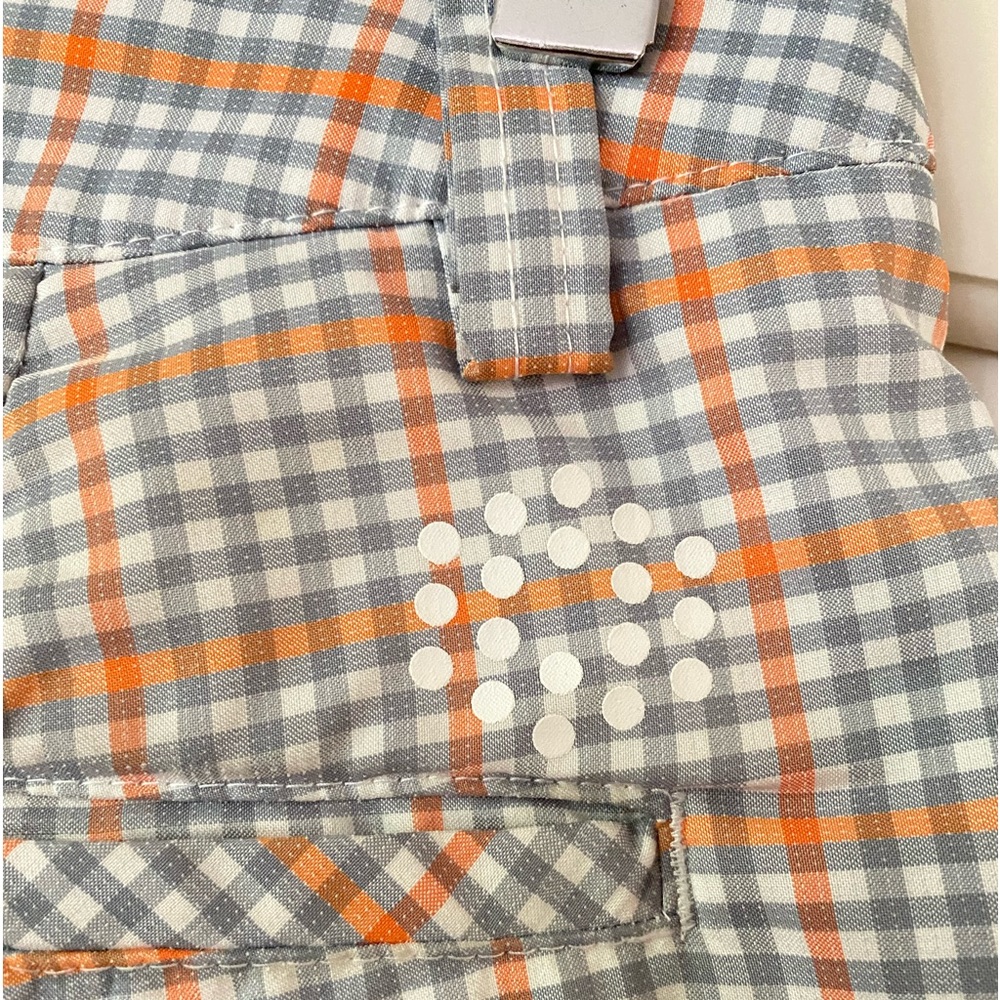 Puma Plaid Shorts Gray Orange DryCell 4 pockets Golf lifestyle Men’s Size 28 - Picture 5 of 10